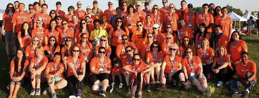 Relay for Life team photo.